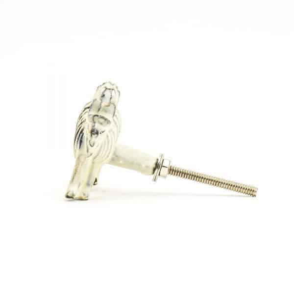 Rustic White Lion Knob - Rustic White Lion Knob