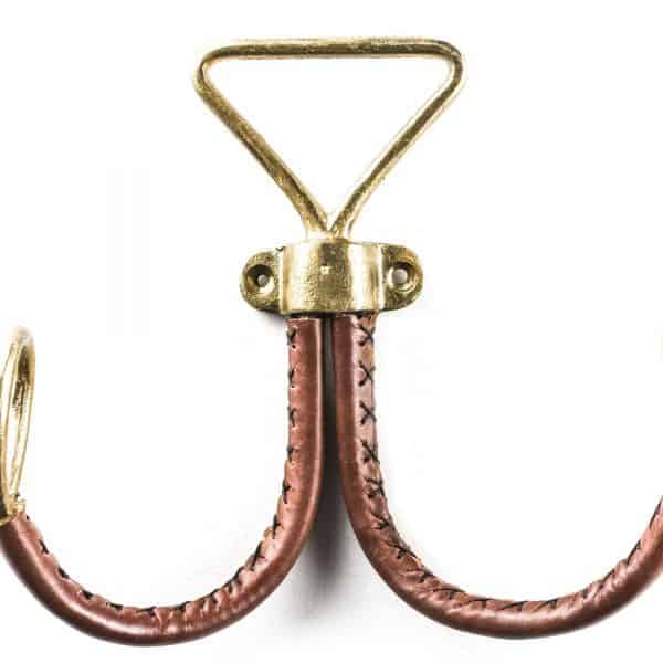 Double Leather Wall Hook