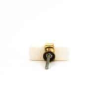 DSC 1721 Cream resin rectangle brass banded pull
