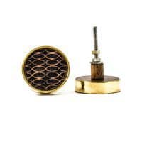 DSC 3383 round pattern brass knob
