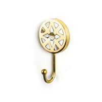 DSC 3731 Mother of pearl four point and brass wall hook