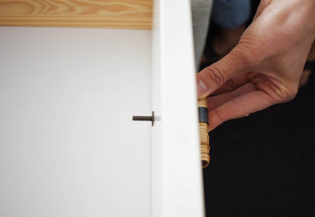 4A. INSTALL NEW KNOBS  1024x707 - How to Install Cabinet Knobs, Cabinet Handles & Pulls