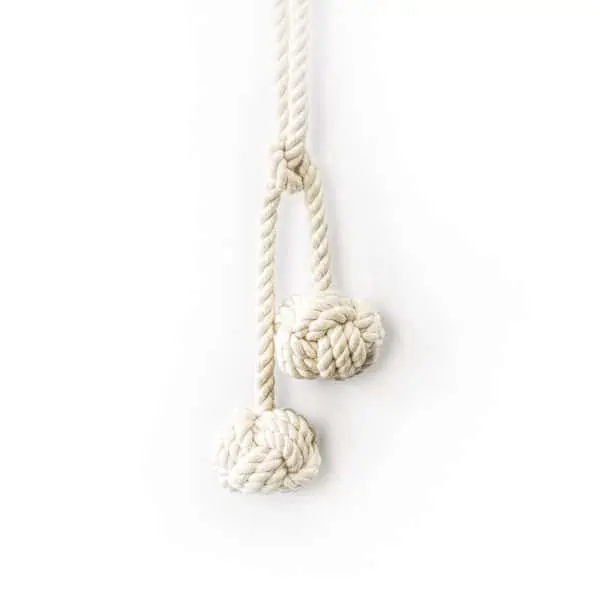 Double Knot Cotton Curtain Tie Back - Double Knot Cotton Curtain Tie Back