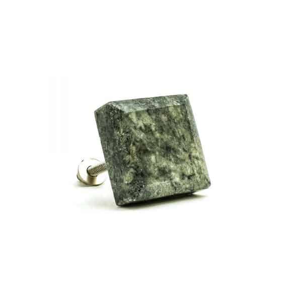 Square Green Granite Knob
