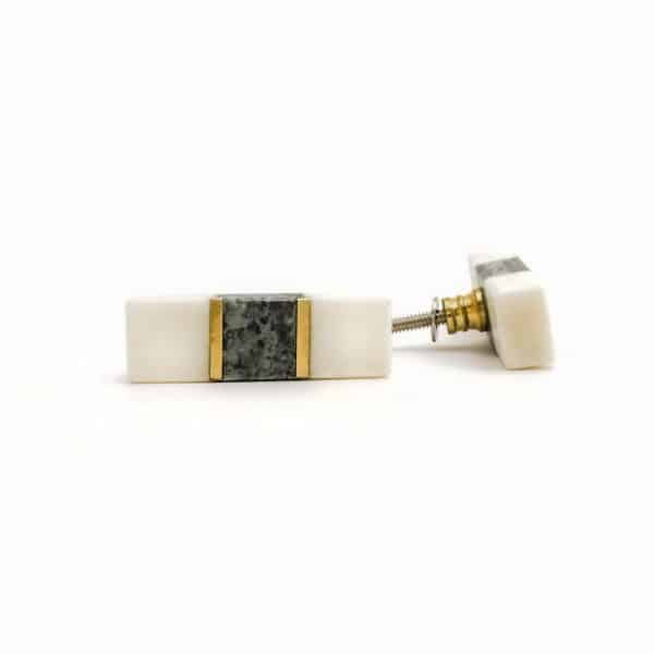 White Marble and Granite Pull