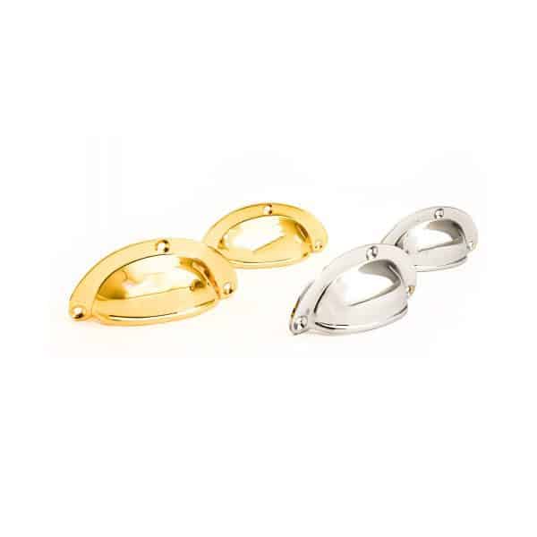 Polished Silver Cup Pull - Polished Silver Cup Pull