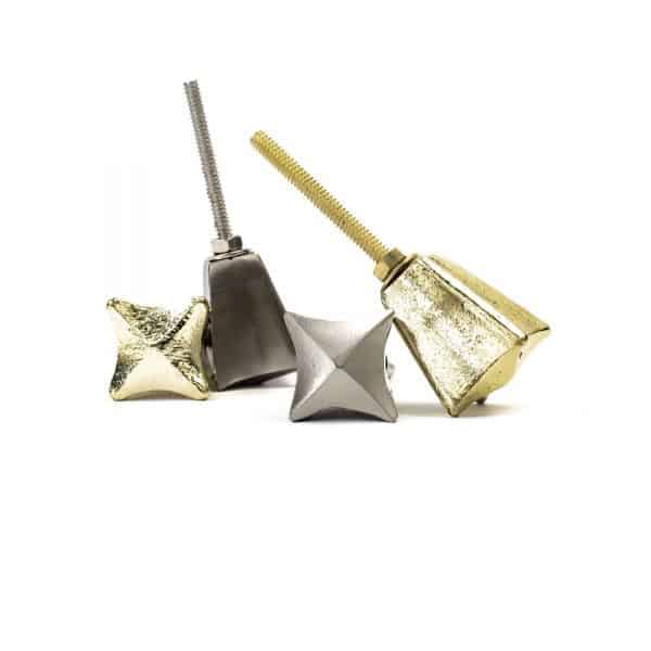 Gold Iron Crown Knob - Gold Iron Crown Knob