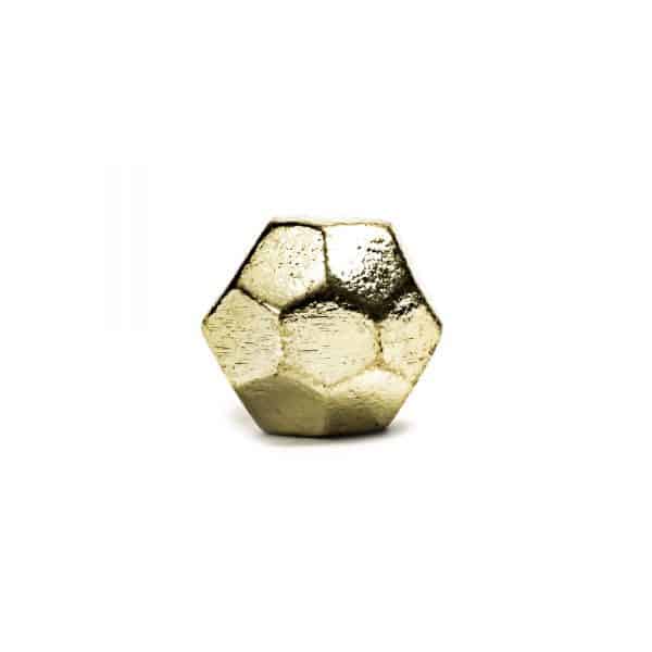 Gold Iron Geometric Knob