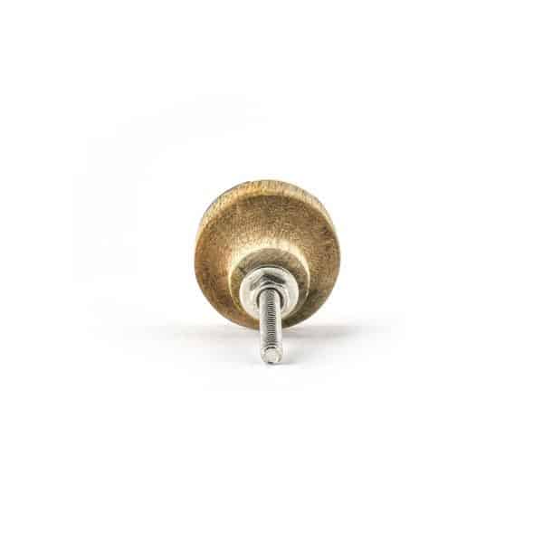 Small Rustic Bone Wheel Knob