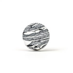 Zebra Synthetic Stone Knob