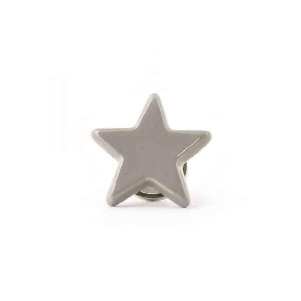 Grey Ceramic Star Knob