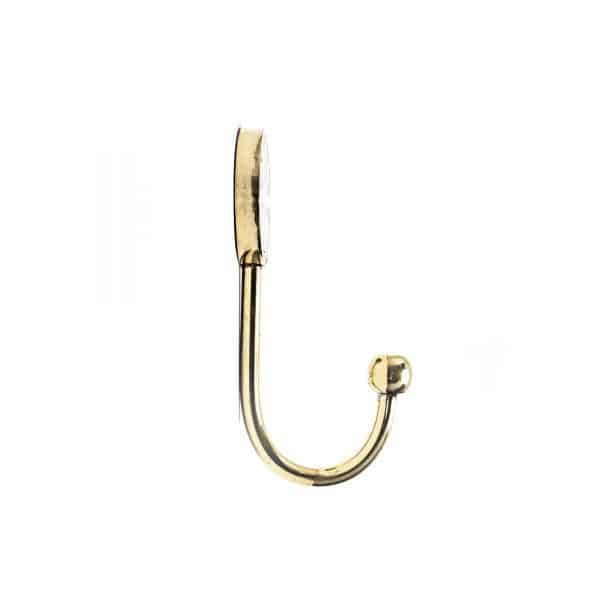 Small Gold and Pearl Target Wall Hook