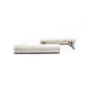 White Marble Cylinder Handle