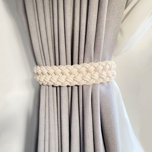 Braided Cotton Curtain Tie Back