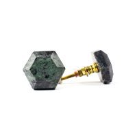 Green Granite Hex Knob K 000004 5