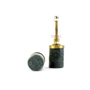 Green Granite and Brass Cylinder Knob K 000021 6 300x300 - New Arrivals