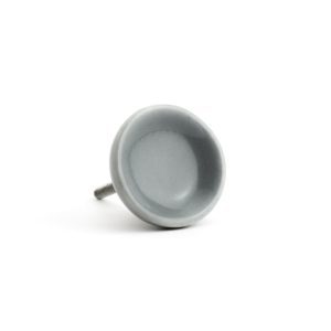 Grey Ceramic Disc Knob