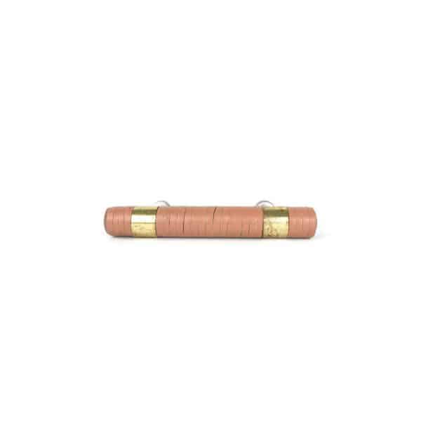 Brown Leather and Rustic Brass Handle - Medium and Large - Brown Leather and Rustic Brass Handle