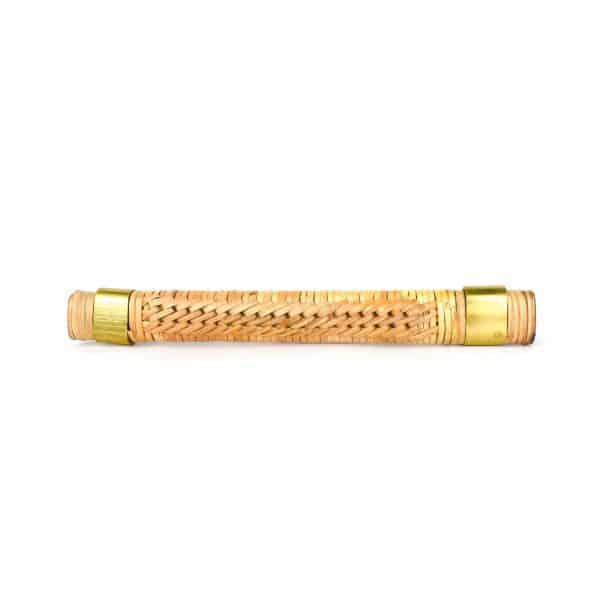 Rattan and Brass Handle - Medium and Large - Rattan and Brass Handle