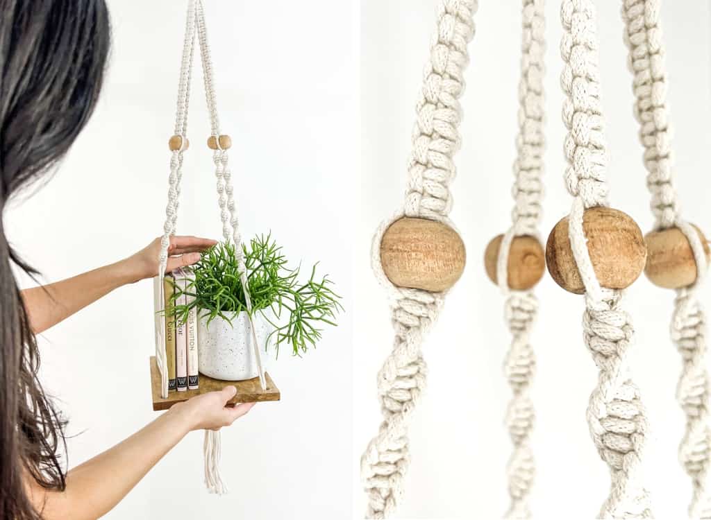 macrame plant hanger 3