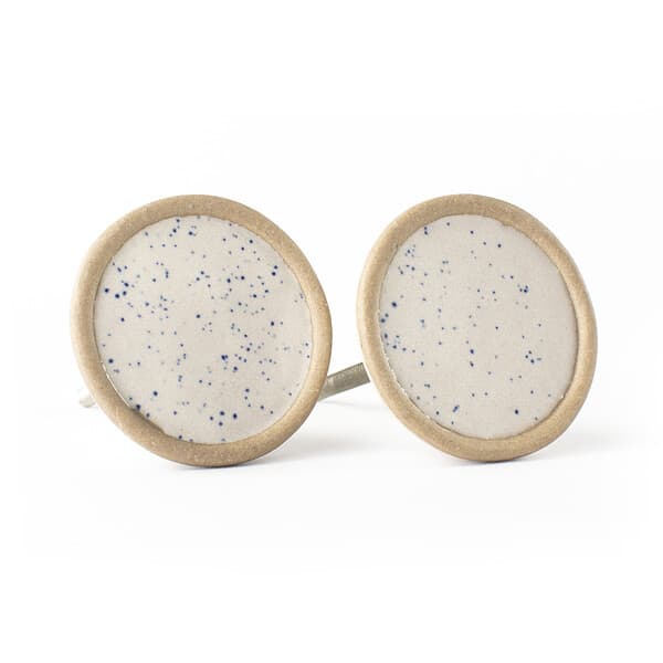 Speckled Blue Ceramic Knob - Speckled Blue Ceramic Knob