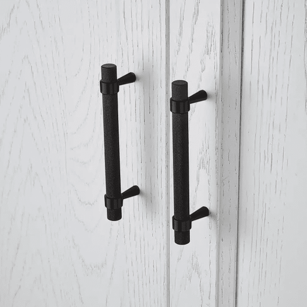 Porto - Knurled Matte Black Handle - Knurled Matte Black Handle