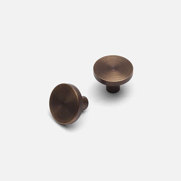 Ube - Antique Bronze Brass Knob - Antique Bronze Brass Knob