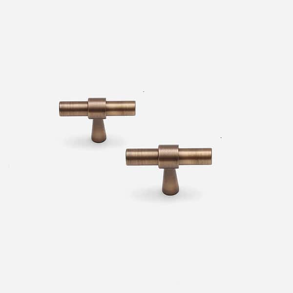 Ribe - Antique Bronze Brass Pull - Antique Bronze Brass Pull
