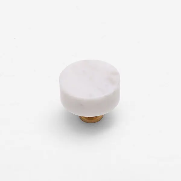 Milan - White Marble Knob - White Marble Knob