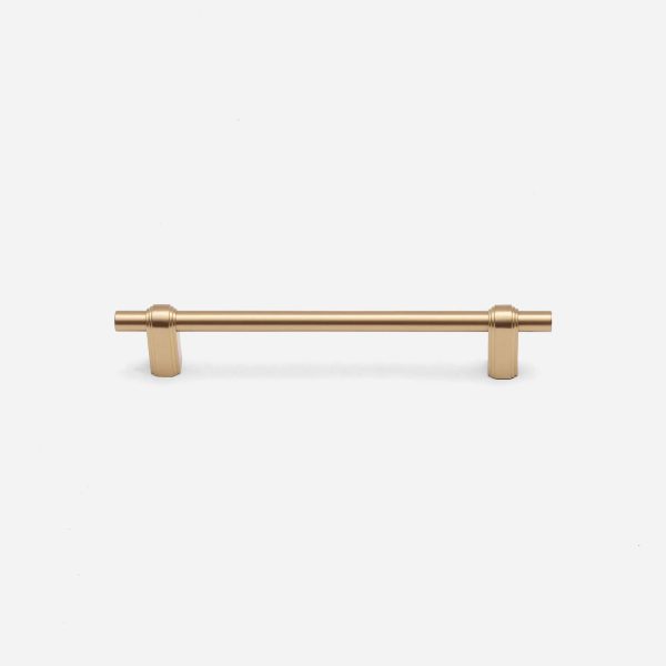 Osaka - Brushed Brass Handle - Architectural Hardware - Brushed Brass Handle