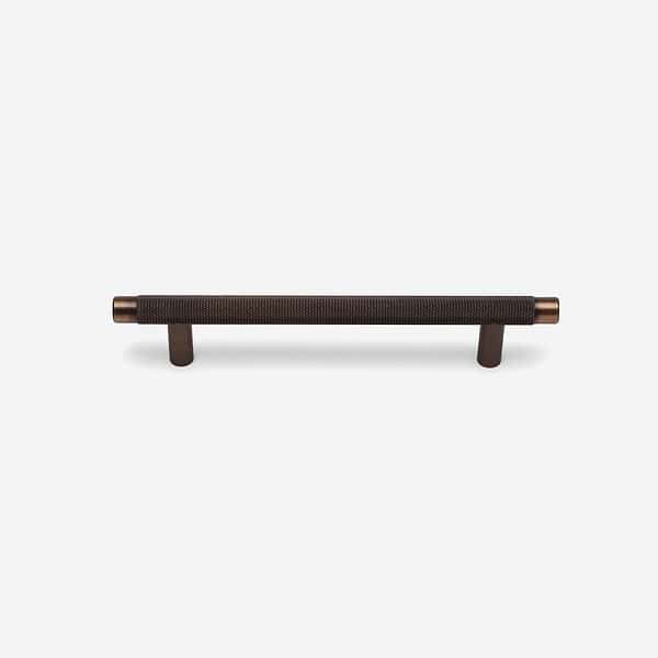 Filby - Knurled Antique Bronze Brass Handle - Knurled Antique Bronze Brass Handle