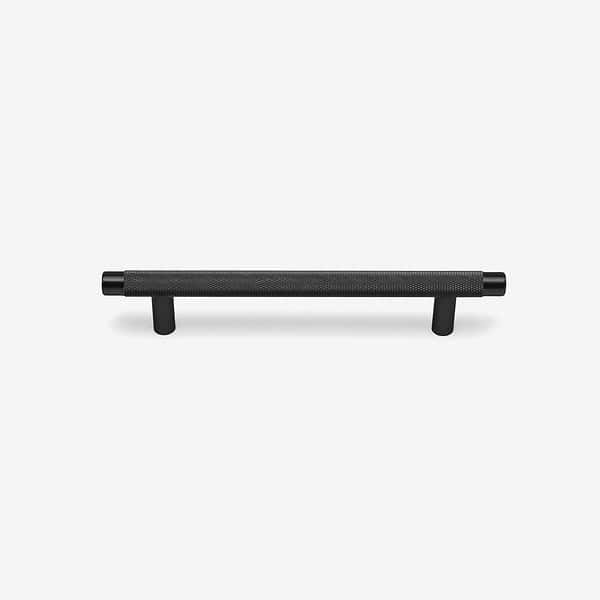 Filby - Knurled Matte Black Brass Handle - Knurled Matte Black Brass Handle