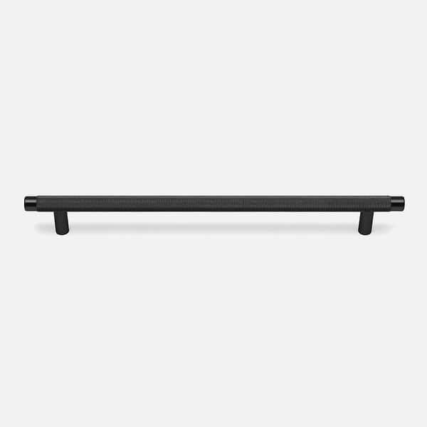 Filby - Knurled Matte Black Brass Handle - Knurled Matte Black Brass Handle
