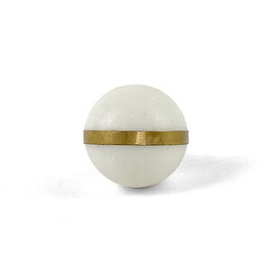 white marble banded ball 13