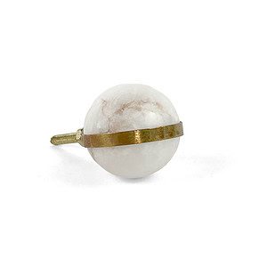 white marble banded ball 17