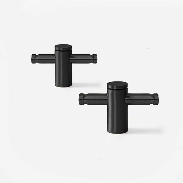 Fresno - Matte Black Brass Pull - Matte Black
