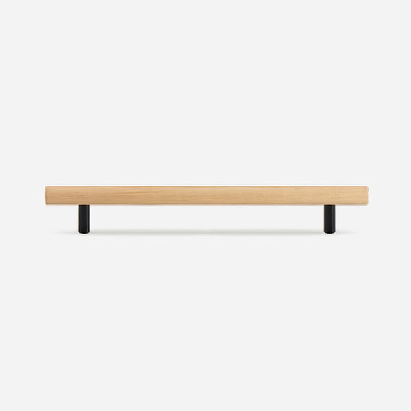 Torgny - Beech Wood and Matte Black Brass Handle - Matte Black