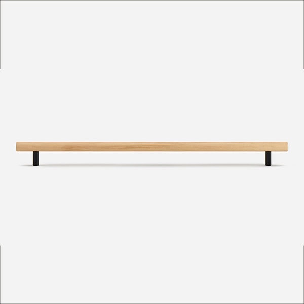 Torgny - Beech Wood and Matte Black Brass Handle - Matte Black