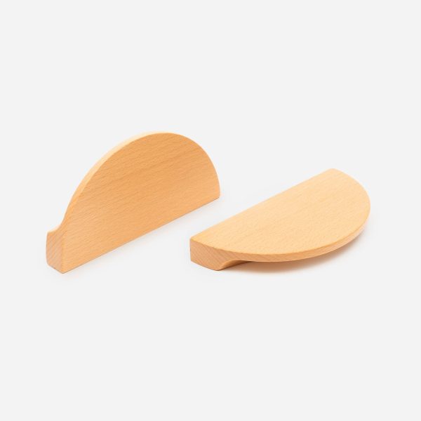 Loch - Beech Wood Half Moon Handle - Beech Wood Half Moon Handle