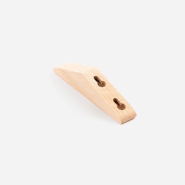 Rubber Wood Wedged Wall Hook - Rubber Wood Wedged Wall Hook
