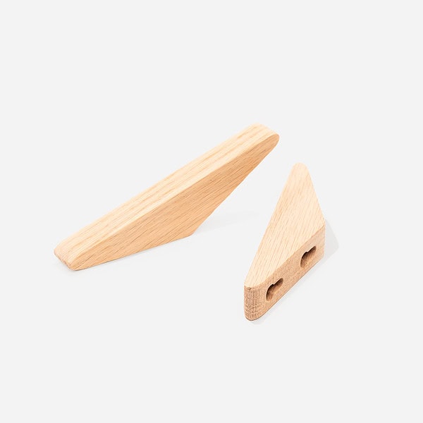 Rubber Wood Wedged Wall Hook - Rubber Wood Wedged Wall Hook