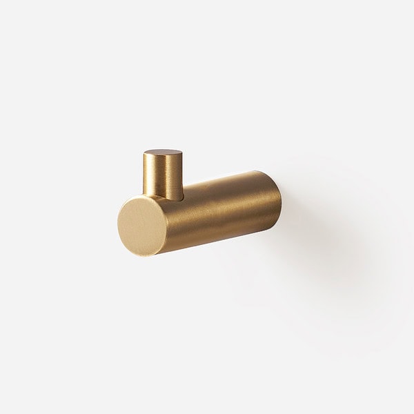Pyla - Barrel Brass Wall Hook - Barrel Brass Wall Hook