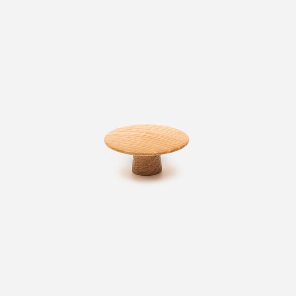 Blyth - Red Oak Wood Disc Knob - Red Oak Wood Disc Knob