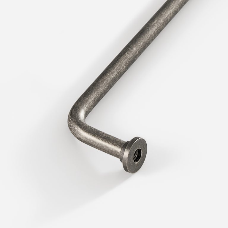 Smart 6 Manaus - Tumbled Nickel Knob - Architectural Hardware - Tumbled Nickel Knob