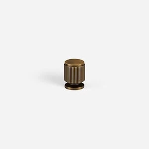 Avila - Matte Brass Knob - 19mm