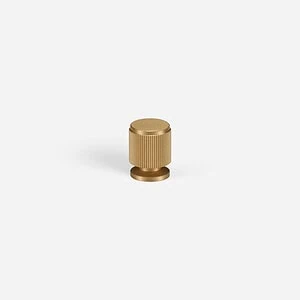 Avila - Matte Brass Knob - 19mm