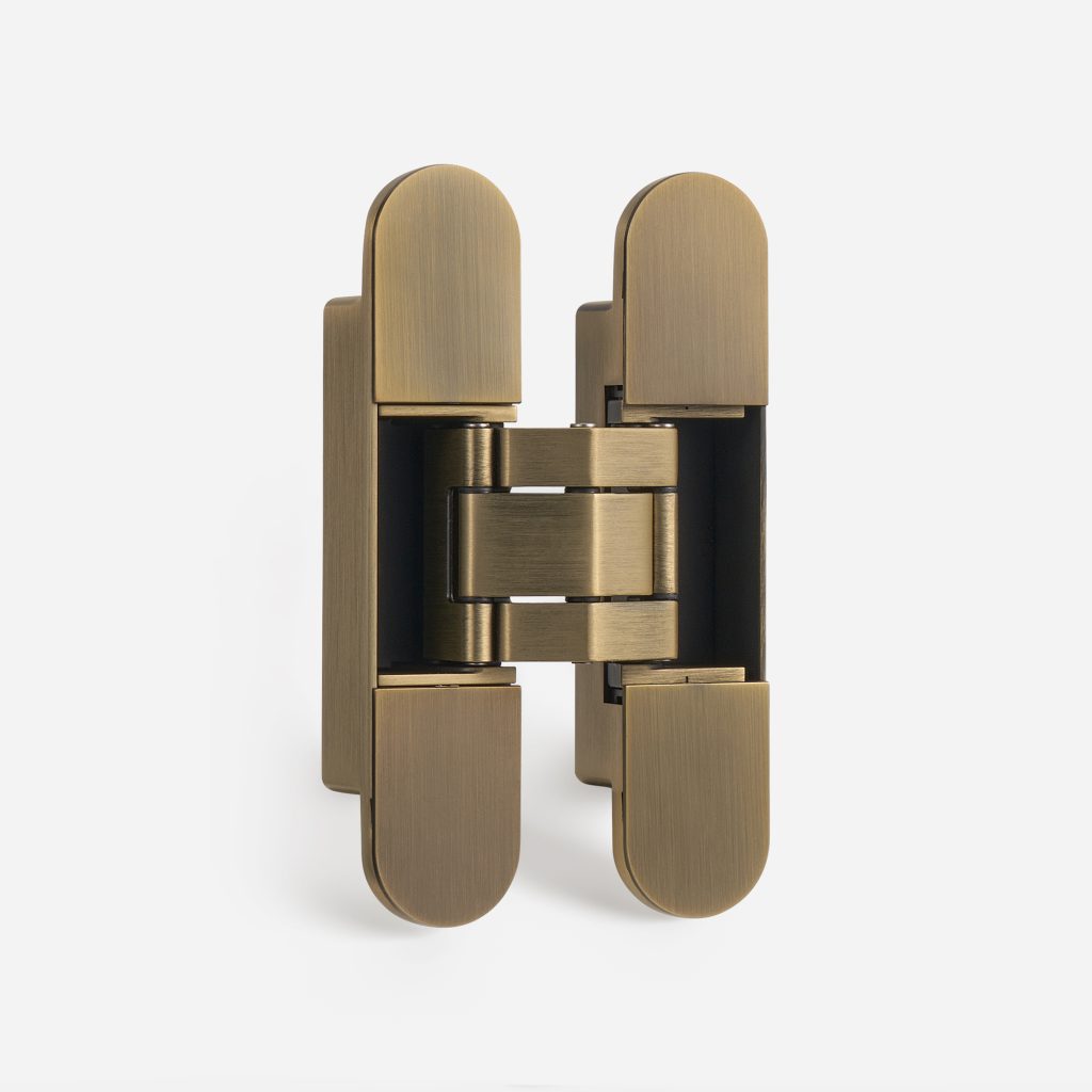 Bacau - Brushed Gold Concealed Hinge - Architectural Hardware - Brushed Gold Concealed Hinge
