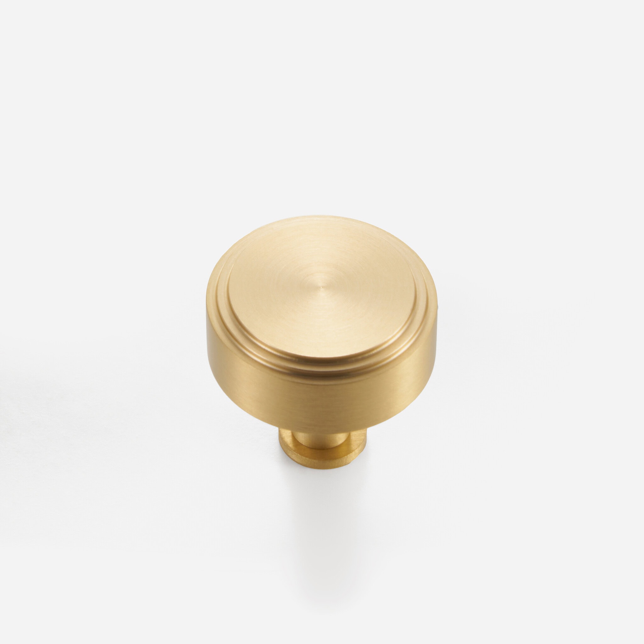 Mir - Brushed Brass Knob - Architectural Hardware - Brushed Brass Knob