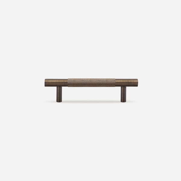 Ekati - Knurled Brushed Nickel Brass Handle - Architectural Hardware - Knurled Brushed Nickel Brass