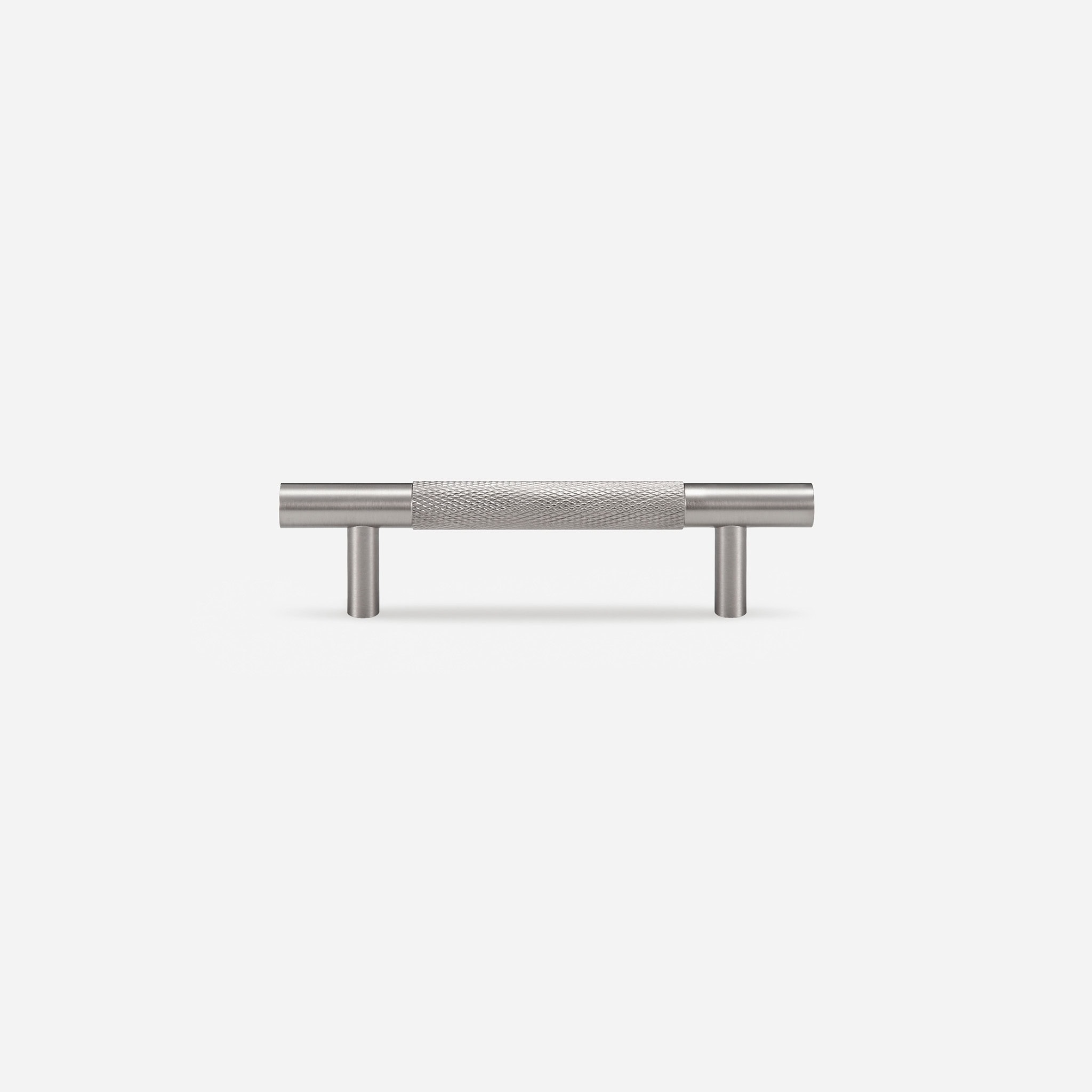 Ekati - Knurled Brushed Nickel Brass Handle - Architectural Hardware - Knurled Brushed Nickel Brass